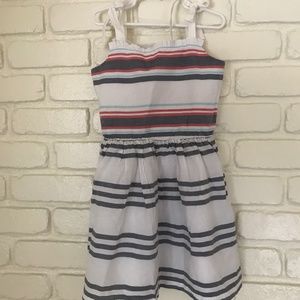 Gymboree striped dress size 7